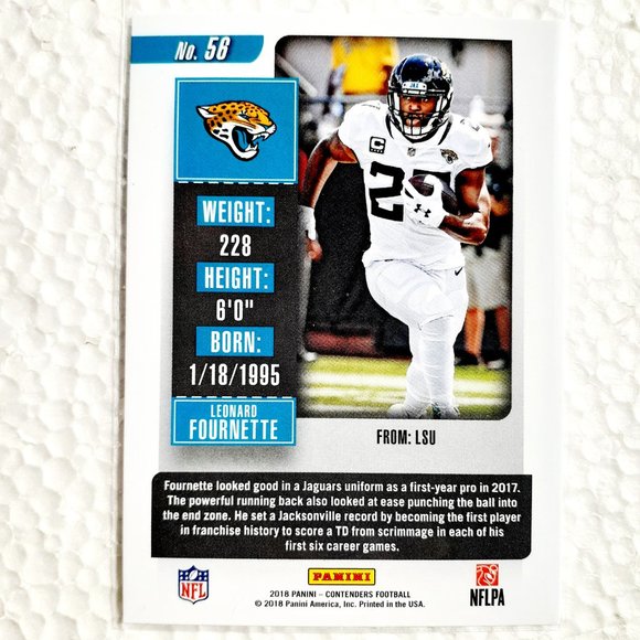 Jacksonville Jaquars 4 Card Lot - FTBL [15_2] - Picture 7 of 9